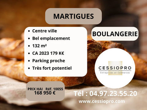 BOULANGERIE CENTRE-VILLE MARTIGUES 168950 13500 Martigues