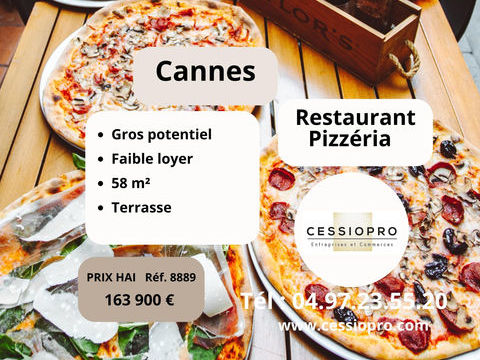Restaurant Pizzeria   CANNES - Gros potentiel ! 163900 06400 Cannes