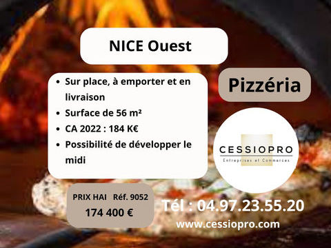 PIZZERIA SUR PLACE , A EMPORTER ET EN LIVRAISON , NICE OUEST 174400 06200 Nice