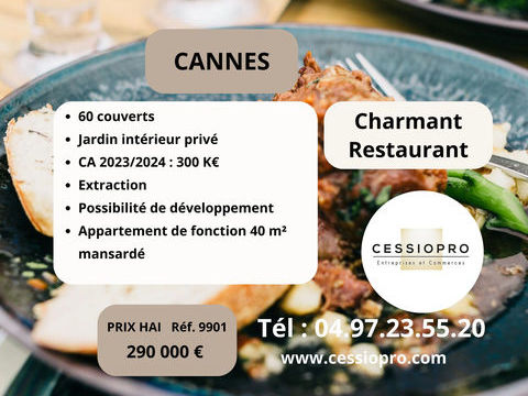 Cannes banane - Charmant restaurant avec terrasse - gros potentiel d&eacute;veloppement 290000 06400 Cannes