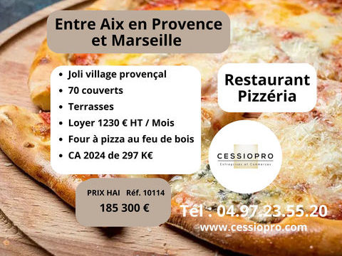 RESTAURANT TRADITIONNEL PIZZERIA FEU DE BOIS ENTRE AIX ET MARSEILLE AU C�UR D'UN VILLAGE PROVEN&Ccedil;AL 185300 13480 Calas