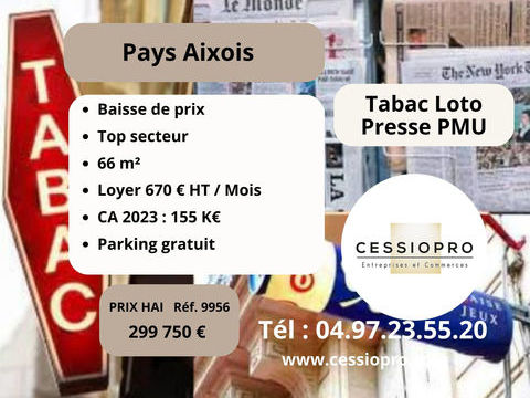 Baisse de Prix ! Tabac Loto Presse PMU Bimbeloteries, Pays Aixois 299750 13120 Gardanne