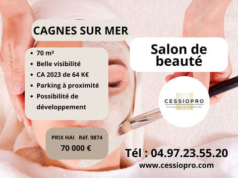 SALON DE BEAUTE CAGNES SUR MER 70M2 70000 06800 Cagnes sur mer