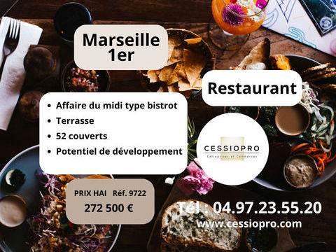 Restaurant rue Haxo &agrave; Marseille 1er. Terrasses 272500 13001 Marseille