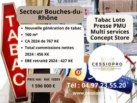 Magnifique Tabac Loto Presse PMU Multi services &agrave; vendre. Nouvelle g&eacute;n&eacute;ration de D&eacute;bit : &laquo; Concept Store &raquo; &agrave; d 1596000 13090 Aix en provence