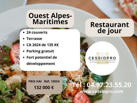 RESTAURANT de JOUR CA 135K�  OUEST ALPES-MARITIMES 132000 06560 Valbonne