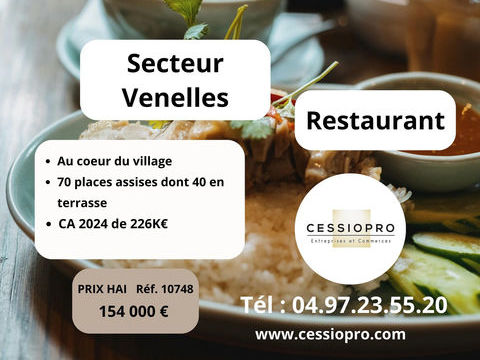 RESTAURANT   SECTEUR VENELLES   CA 226 K� 154000 13610 Le puy ste reparade