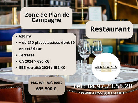 Tr&egrave;s beau Restaurant avec Terrasse, de + de 600m2 sur Plan de Campagne 695500 13480 Cabries