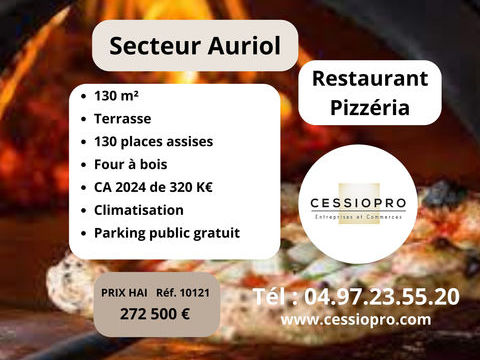 AV  Restaurant Pizz&eacute;ria - Grill- avec FOUR A BOIS   Secteur Auriol 272500 13390 Auriol