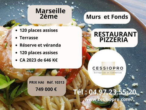 RESTAURANT ITALIEN PIZZERIA FONDS + MURS &Agrave; MARSEILLE 2 &Eacute;ME 749000 13002 Marseille
