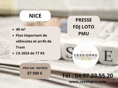 PRESSE   FDJ   LOTO   PMU -  NICE - Alpes Maritimes - 06 57500 06000 Nice