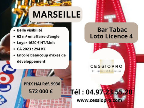 Bar Tabac Loto Licence 4, sur Marseille 572000 13014 Marseille