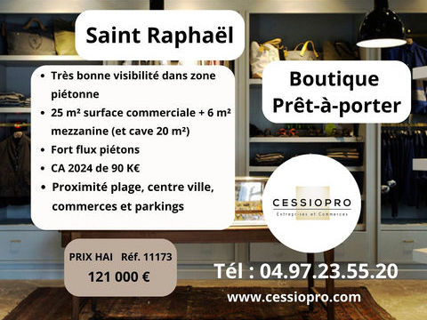 Local Commercial   fort flux pi&eacute;ton, faible loyer - Saint Rapha&euml;l 121000 83700 St raphael