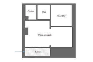  Appartement � vendre 2 pi�ces 43 m�