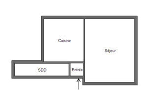  Appartement � vendre 1 pi�ce 28 m�