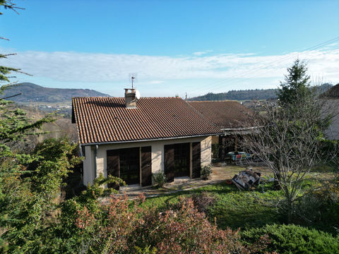   Maison de plain-pied avec sous-sol complet � Boulieu-l�s-Annonay Maison - 5 pi�ce(s) - 103 m�