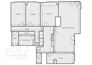  Appartement � vendre 5 pi�ces 91 m�