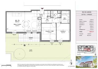  Appartement � vendre 3 pi�ces 68 m�