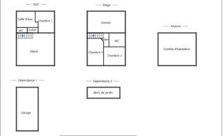  Maison � vendre 3 pi�ces 70 m�