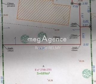  Terrain � vendre 745 m�