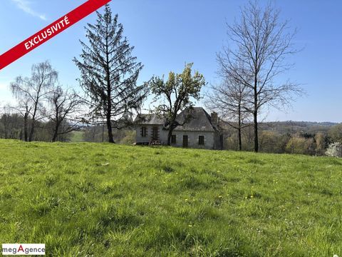   Entre Brive et Tulle- Charmante maison en pierre 3 chambres avec belle vue d�gag�e Maison - 4 pi�ce(s) - 96 m�