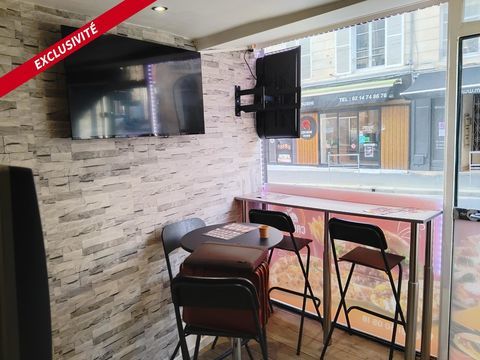 Fonds de commerce pizzas � burgers &agrave; vendre &agrave; Caen, id&eacute;al pour d&eacute;velopper une activit&eacute; de restauration rapide sur un emplacement 25000 14000 Caen