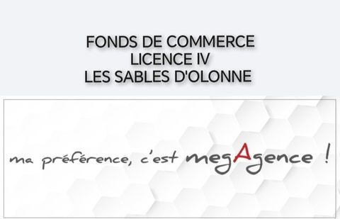 FONDS DE COMMERCE LICENCE IV AUX SABLES D'OLONNE 600000 85100 Les sables-d'olonne