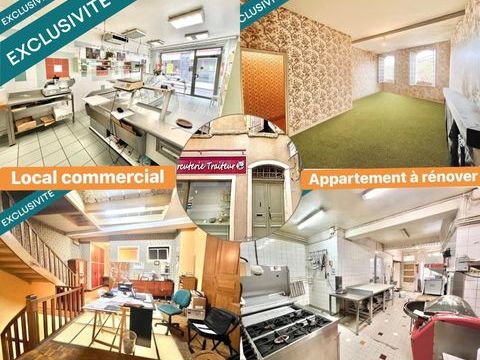 LOCAL COMMERCIAL LOUE AVEC APPARTEMENT A REHABILITER 89500 32800 Eauze