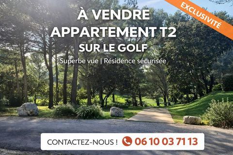   Superbe appartement 1 chambre sur le Golf de Saumane, en r�sidence s�curis�e avec piscine et tennis, au calme absolu face � la n Appartement - 2 pi�ce(s) - 37 m�