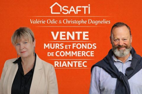 MURS ET FONDS DE COMMERCE - 207 m&sup2; - RESTAURANT- RIANTEC 371000 56670 Riantec