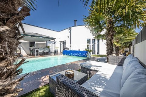   SUPERBE CONTEMPORAINE DE PLAIN-PIED 3 CH  GARAGE PISCINE Maison - 5 pi�ce(s) - 130 m�