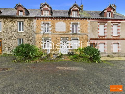   Maison de ville de charme en pierre avec jardin � Saint-Aignan-de-Couptrain Maison - 10 pi�ce(s) - 150 m�