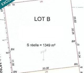  Terrain � vendre 1349 m�