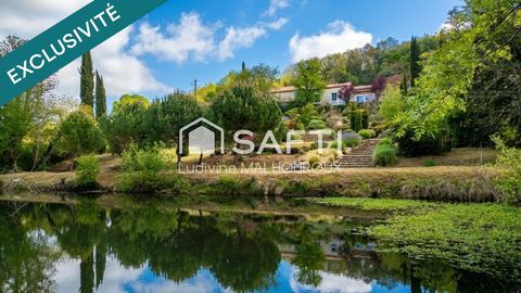   Propri�t� d'exception en pierre � 400 m� avec parc et �tang Maison - 8 pi�ce(s) - 400 m�