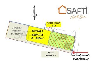  Terrain � vendre 850 m�