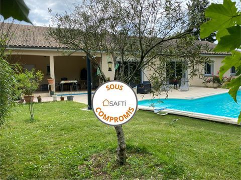   Maison de plain-pied, piscine + terrasse couverte Maison - 7 pi�ce(s) - 137 m�