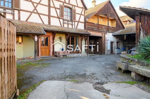   Maison alsacienne, coeur de village avec terrain au fort potentiel (annexes) Maison - 6 pi�ce(s) - 143 m�