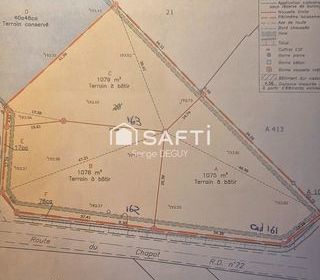  Terrain � vendre 1079 m�