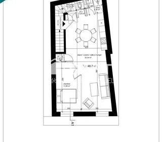  Appartement � vendre 2 pi�ces 48 m�