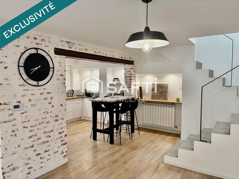   Maison r�nov�e en 2022 avec beaucoup de go�t, 2 chambres, jardin et terrasse, stationnement priv� Maison - 4 pi�ce(s) - 70 m�