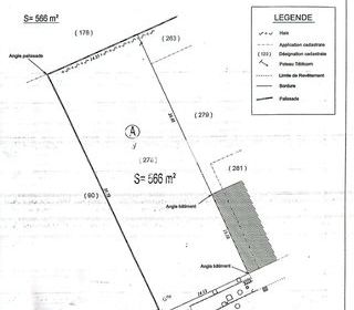  Terrain � vendre 566 m�