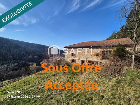   Maison en pierres sans vis � vis avec source Maison - 4 pi�ce(s) - 82 m�