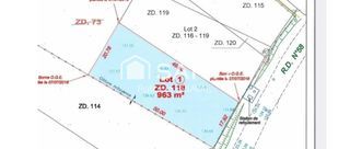  Terrain � vendre 963 m�