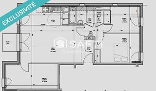  Appartement � vendre 4 pi�ces 80 m�