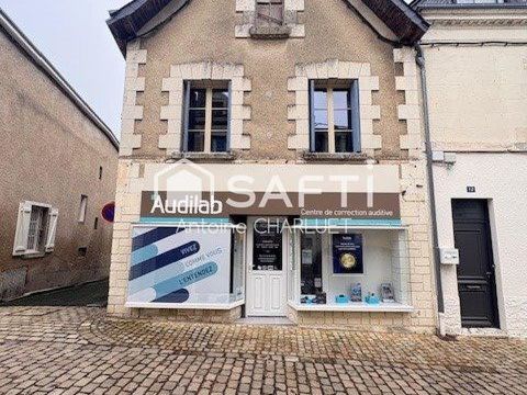 Bureau de 60m&sup2; avec un appartement de 72m&sup2; en centre ville 160000 36700 Chatillon-sur-indre