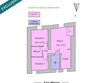  Appartement � vendre 3 pi�ces 50 m�