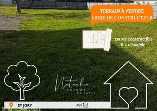  Terrain � vendre 489 m�