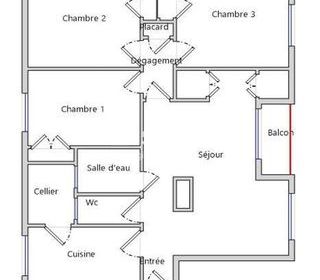  Appartement � vendre 4 pi�ces 79 m�