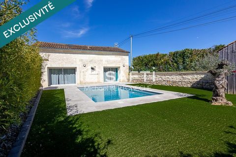   .Maison en pierre r�nov�e 125 m� � 4 chambres � Piscine chauff�e � Terrain 500 m� � Faible entretien Maison - 5 pi�ce(s) - 125 m�