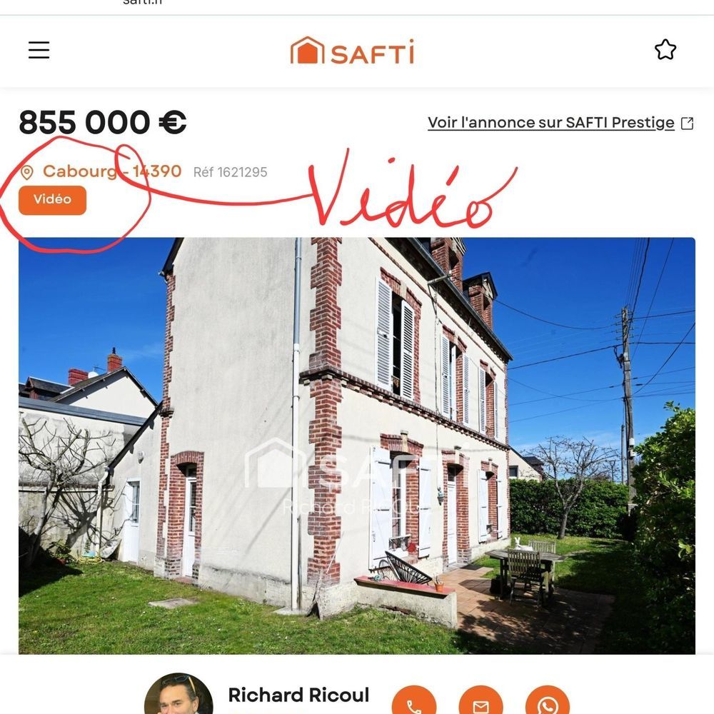 � vendre  Maison Cabourg (14390)